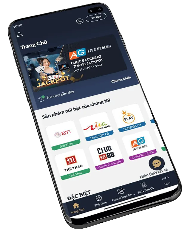 Đa dạng trò chơi cá cược trên betcom888 app